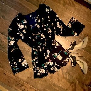 Sexy Floral romper Yetts Los Angeles